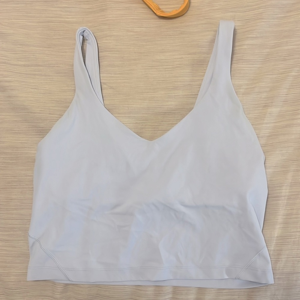 blissful blue lululemon align tank